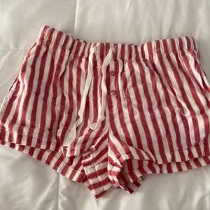 NWOT Flannel Pajama Shorts